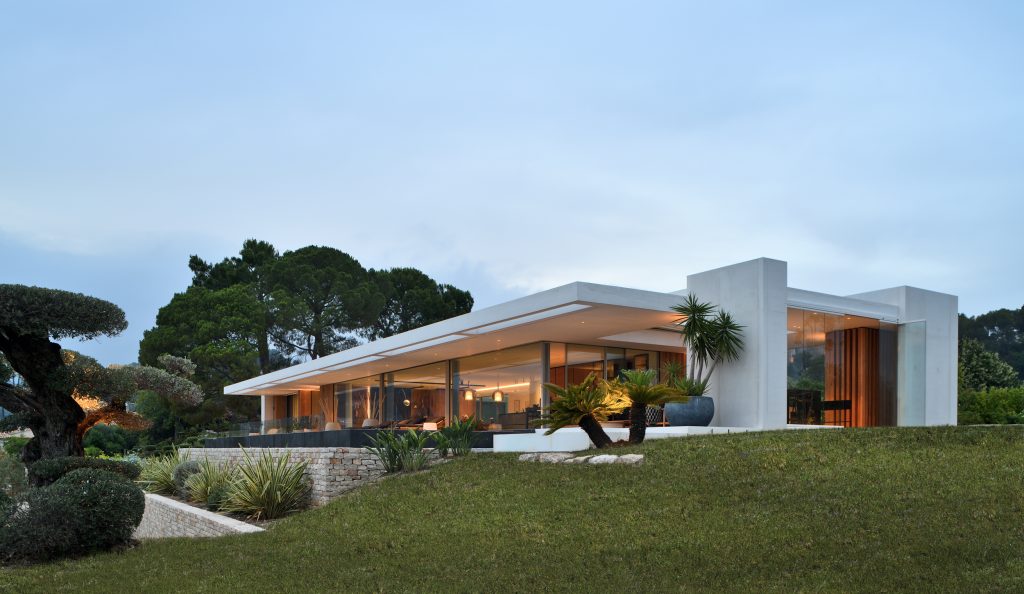 Intérieur villa moderne à St Paul de Vence